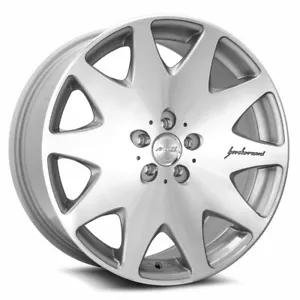 19x8.5 F | 19x9.5 R MRR HR3 5x120 +35/40 Silver Machine Face Wheels (Set of 4) - Picture 1 of 3