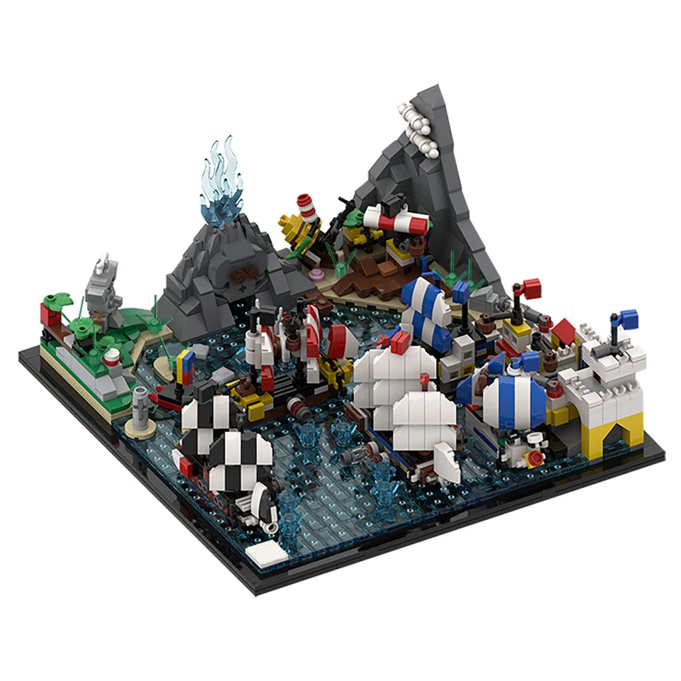 MOC: Pirates Theme Microscale Architecture Way for Collection 1221 Pieces - Image 1 of 1