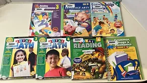 LOT 7 Workbooks Grade 3-4 Homeschool Math Reading Language Arts Clean VG - Picture 1 of 24