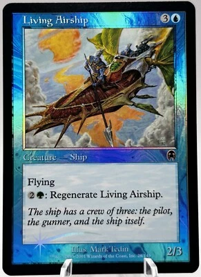 Living Airship 28/143 Foil Apocalypse MTG LP - Image 1 of 2