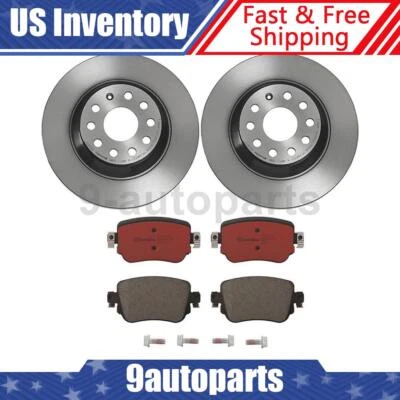 Rotores de freno traseros Brembo OE pastillas de freno de cerámica para Audi Q3 2016 2017 2018 Foto 1 de 4