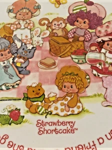 SiLite Strawberry Shortcake Plate and Friends Melamine Plastic Chicago 8 in Vint - Picture 1 of 11