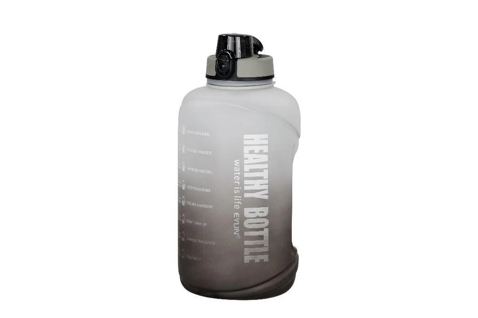 DIMO Borraccia Palestra Fitness Indica Tempo con Cannuccia 2 Litri