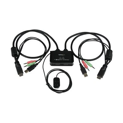 StarTech.com 2 Port USB HDMI Cable KVM Switch with Audio and Remote Switch - ... - Image 1 of 4