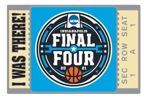 2021 FINAL FOUR PIN "I WAS THERE" NATIONAL CHAMPIONSHIP NCAA COLLEGE BASKETBALL - Picture 1 of 1
