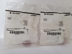 ALLEN BRADLEY 800EM-ALS4 SELECTOR KNOB ILLUMINATED RED SERIES A (LOT OF 2) NIB - Picture 1 of 7