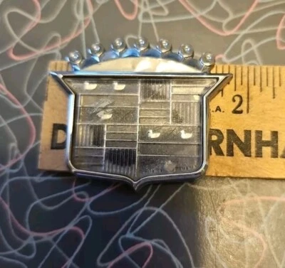 2000's? Cadillac Deville Seville Catera? Trunk Deck Lid Emblem OEM 25676910 - Image 1 of 4