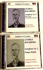 George Rochberg Symphony CD No.2 Imago Mundi & 5 Black Sounds - Picture 1 of 7
