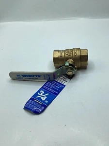 (QTY 1) Watts LFFBV-3C-M1 3/4 in. Full Port Brass Sweat Ball Valve FSAT SHIPPING - Picture 1 of 8