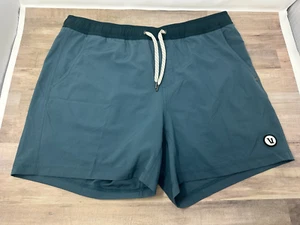 NWOT Vuori Men's Lined Kore Short 5" Light Deep Sea Green size XL - Picture 1 of 16