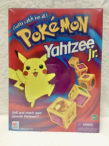Vintage 1999 Pokemon Yahtzee Jr. from Hasbro. Perfect Condition, Sealed In Box!