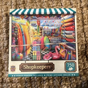 Puzzle 750 Shopkeepers Beach Side Gear 750 Piece Jigsaw master pieces  - Picture 1 of 4