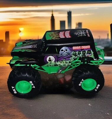 Grave Digger RC Monster Truck Spin Master BKT Tires With USB Cable (NO REMOTE) - Image 1 of 4
