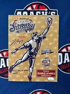 Jose Reyes Autographed 2002 MLB Futures Game Program with MVP Inscription (JSA) - Picture 1 of 1
