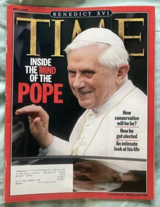 d2022 Pope Benedict XVI - Time Magazine - 5/2/2005 - AUTHENTIC - Picture 1 of 2