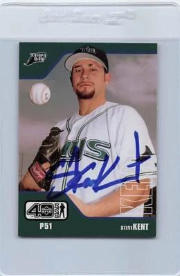 2002 Upper Deck 40 Man #121 Steve Kent Devil Rays Signed Auto *G8720 - Image 1 of 2