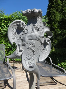 antikes Wappen Löwe Wappenschild Metallguss Bayern-wunderschön ! - Bild 1 von 8
