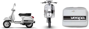 Vespa PX Stripes Legshield  /  Panels  / Tool box  Mudguard Stickers Decals- - Picture 1 of 4