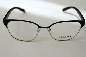 Versace Authentic Optical Black Gold 1256 1371 53-17-140 Gafas - Imagen 1 de 4