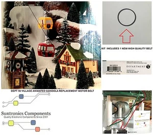 Dept 56 - Góndola Animada Village - PIEZA DE REPUESTO - CINTURÓN (unidad no a la venta) - Imagen 1 de 8