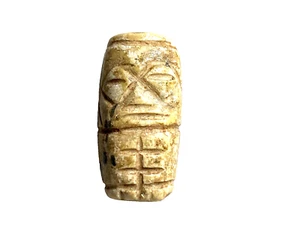 Mayan Stone Pendant Mexico Pre Columbian Artifact 1.25 inches Authentic - Picture 1 of 5