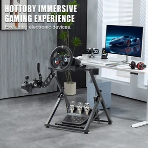 Hottoby Lenkradständer Klappbar Verstellbar für Logitech G920 G923 FANATEC CSL - Bild 1 von 5