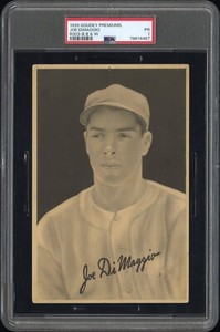 Joe Dimaggio - 1939 Goudey Premiums R303-B Black & White - PSA 1 POOR