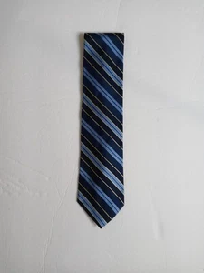 Tommy Hilfiger Neck Tie  Men's Blue Silk Tie Made in U.S.A. - Picture 1 of 3