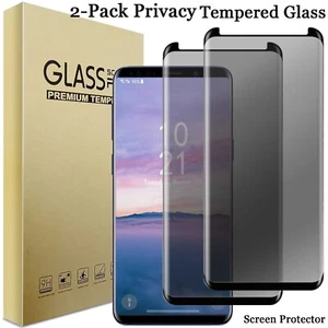 Tempered Glass Screen Protector For Samsung Galaxy S8/S8 Plus S8+ Privacy - Picture 1 of 14
