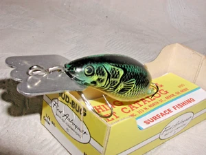 VINTAGE ARBOGAST SCHLAMMWANZENKÖDER, SEEIN'S-BELIEVIN'NATURAL BASS 1/4 Unzen:NOS - Bild 1 von 5