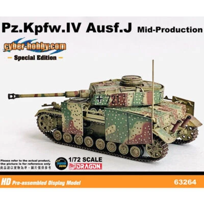 New Dragon 1/72 German Tank IV J Medium Western Front 1944 Limited Edition Model - Image 1 of 3