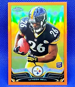 Le'veon Bell - 2013 Topps Chrome RC Orange Refractor - Pittsburgh Steelers - Picture 1 of 10