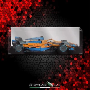 TECA IN PLEXIGLASS ACRILICO-SHOWCASE-TECA LEGO 42141-McLaren F1 2022-TECHNIC- - Foto 1 di 16