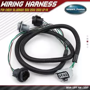 Arnés de cableado de lámpara trasera izquierda para Chevy Silverado 1500 2500 HD 3500 07-14 - Imagen 1 de 8