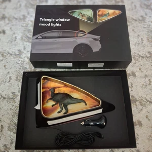 Tesla Model Y Triangle Window Mood Light Dinosaur LED Single - Bild 1 von 13