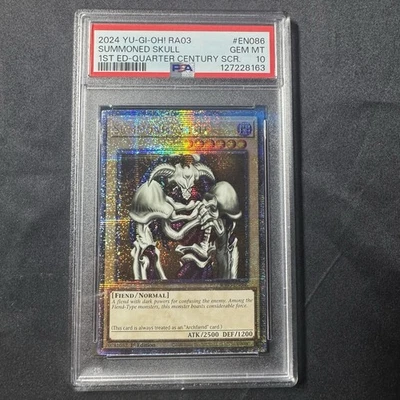 Summoned Skull Quarter Century Secret RA03-EN086 Psa 10 - Image 1 of 2