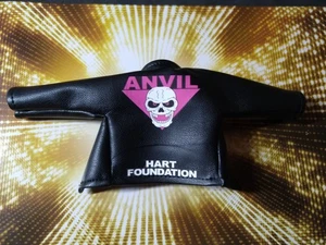 Chaqueta de cuero personalizada Anvil Neidhart para figuras de acción Mattel Jazwares WWE NXT - Imagen 1 de 3