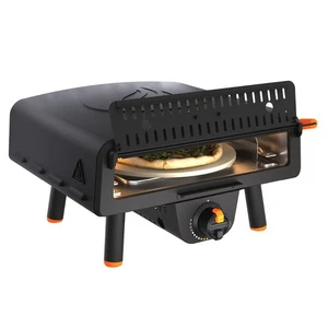 Black Stone Outdoor Tabletop Propane Pizza Oven with 13" rotating Pizza Stone - Picture 1 of 6