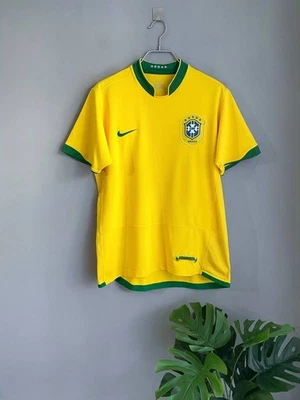 Nike Brazil National Team 2006 World Cup Football Shirt Soccer Jersey, Size M - Image 1 of 4