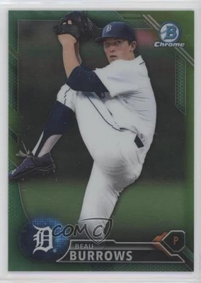 2016 Bowman Chrome Prospects Green Refractor /99 Beau Burrows #BCP76 - Image 1 of 2