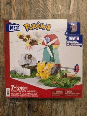 Mega Pokemon Countryside Windmill Building Toy Build w/ Motion 240 Pcs SEALED - Image 1 of 2