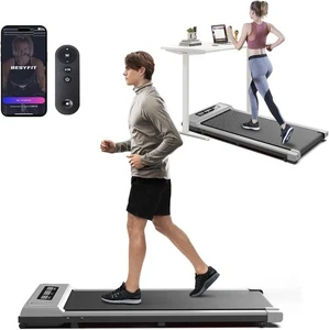 mebiusyhc kompaktes armloses Laufband für kleine Räume, leises Gehen unter dem Schreibtisch - Bild 1 von 6