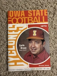 1973 Iowa State University Cyclones Football Media Guide - Picture 1 of 8