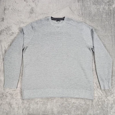 Smartwool Sweater Mens XXL Gray Brookline Textured Wool Blend - Image 1 of 4