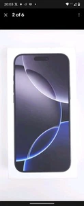 Apple iPhone 16 Pro Max 256GB Black Titanium, Unlocked, Tik Tok preinstalled. - Zdjęcie 1 z 2