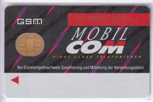 TELECARTE GSM SIM COLLECTOR .. ALLEMAGNE MOBIL COM D2 SOLAIC OLD +N° CHIP/PUCE - Imagen 1 de 2