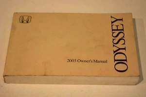 2003 HONDA ODYSSEY OWNERS MANUAL - Picture 1 of 1