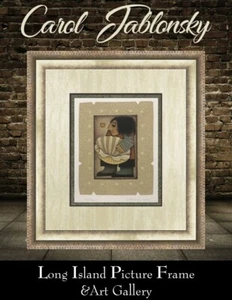 Carol Jablonsky Pencil Signed L/ED Lithograph Shell NEWLY CUSTOM FRAMED - Picture 1 of 5