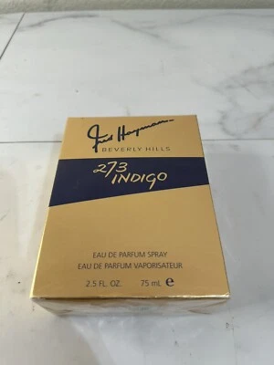 Fred Hayman 273 Indigo Eau De Perfume De Colección Raro 2.5oz 75ml Nuevo Caja Sellada Foto 1 de 4