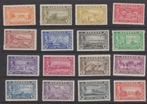 Bahamas Stamp Full Set #132-147 Mint Lightly Hinged / Hinged - Picture 1 of 2